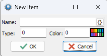 Atom — New Item dialog
